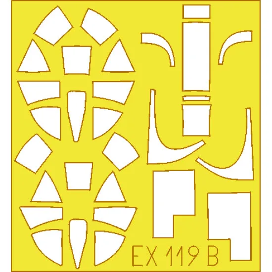 Eduard EX119 1/48 B-25J Sticker for Aircraft