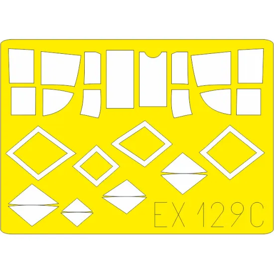Eduard EX129 1/48 Lancaster Sticker for Aircraft