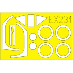 Eduard EX231 1/48 Fw 190A-5/A-8 Sticker for Aircraft