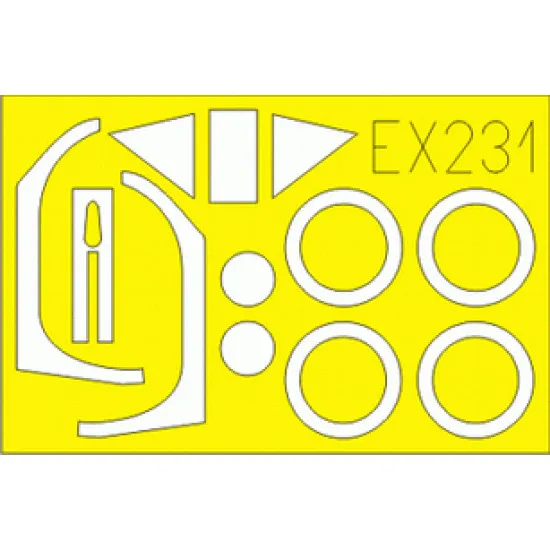 Eduard EX231 1/48 Fw 190A-5/A-8 Sticker for Aircraft