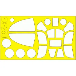 Eduard EX250 1/48 P-39/P-400 Weekend Sticker for Aircraft