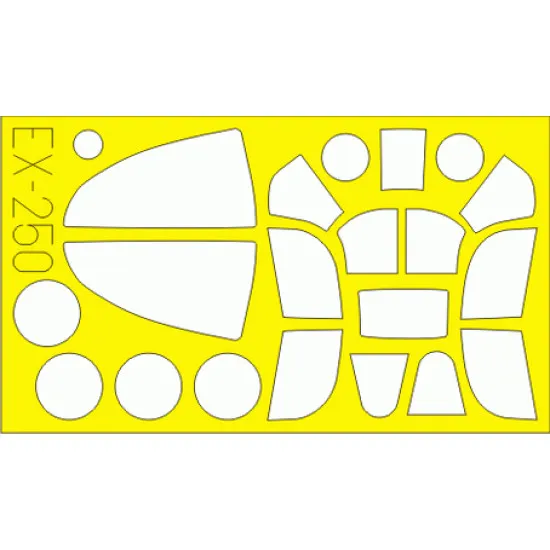 Eduard EX250 1/48 P-39/P-400 Weekend Sticker for Aircraft