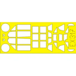 Eduard EX317 1/48 Bf 109E Sticker for Aircraft