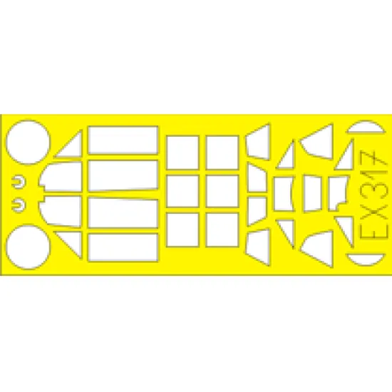 Eduard EX317 1/48 Bf 109E Sticker for Aircraft