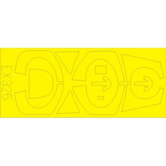 Eduard EX325 1/48 Mirage 2000B/D/N Sticker for Aircraft