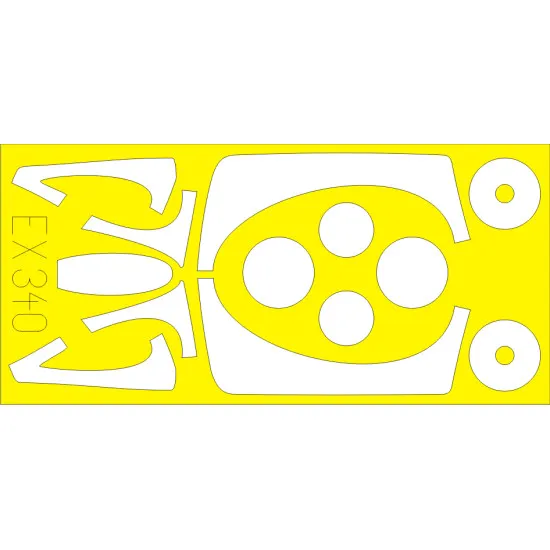Eduard EX340 1/48 F3H-2 Sticker for Aircraft