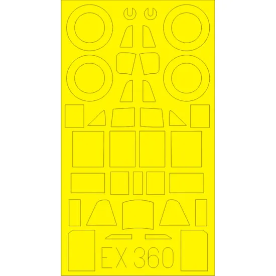 Eduard EX360 1/48 Il-2m3 Sticker for Aircraft