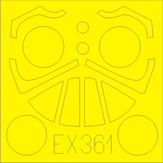 Eduard EX361 1/48 F4U-4 Sticker for Aircraft