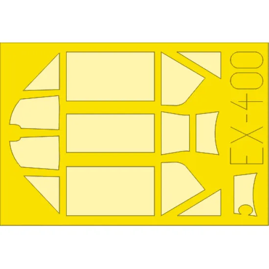 Eduard EX400 1/48 Bf 109E-4/E-7 Weekend Sticker for Aircraft