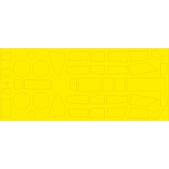 Eduard EX412 1/48 Me 410A-1 Sticker for Aircraft