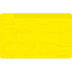 Eduard EX469 1/48 Spitfire camo scheme A Sticker for Aircraft