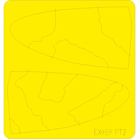 Eduard EX469 1/48 Spitfire camo scheme A Sticker for Aircraft