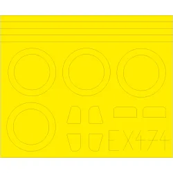 Eduard EX474 1/48 SPAD XIII Sticker for Aircraft