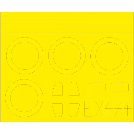 Eduard EX474 1/48 SPAD XIII Sticker for Aircraft