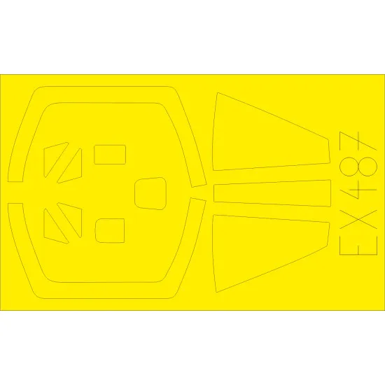 Eduard EX487 1/48 Mirage III E Sticker for Aircraft