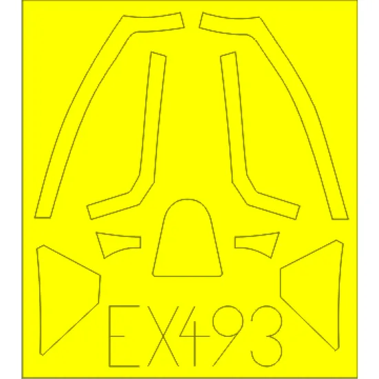 Eduard EX493 1/48 Spitfire Mk.XVI Bubbletop Weekend Sticker for Aircraft