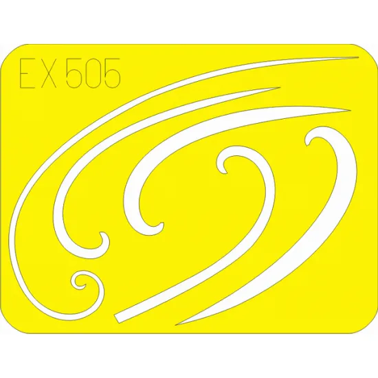 Eduard EX505 1/48 Spinner spirals Fw 190A/F Sticker for Aircraft