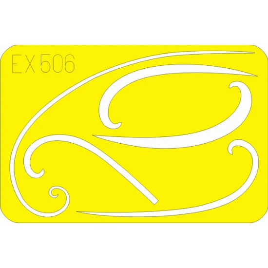 Eduard EX506 1/48 Spinner spirals Fw 190D Sticker for Aircraft