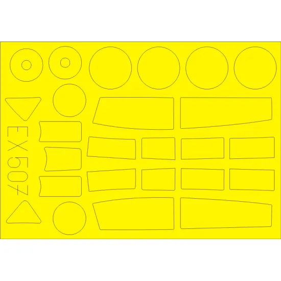 Eduard EX507 1/48 Me 262B-1a/U1 Sticker for Aircraft