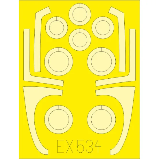 Eduard EX534 1/48 F/A-18C Sticker for Aircraft