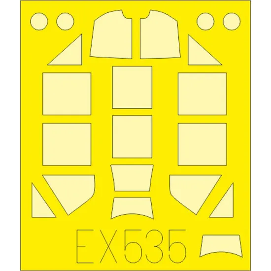 Eduard EX535 1/48 Bf 109F-4 Sticker for Aircraft