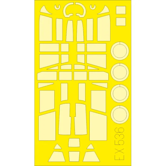 Eduard EX536 1/48 Ju 87B-1 Sticker for Aircraft