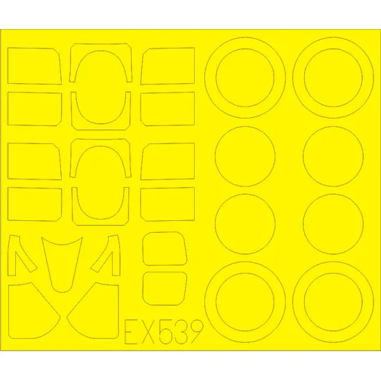 Eduard EX539 1/48 F6F-5/5N Sticker for Aircraft