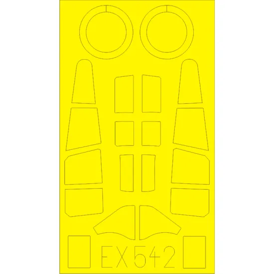 Eduard EX542 1/48 P-40C Sticker for Aircraft