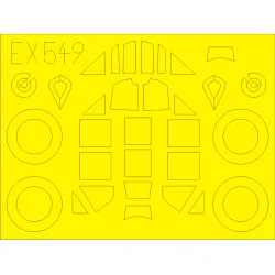 Eduard EX549 1/48 Bf 109F-2 Sticker for Aircraft