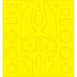 Eduard EX551 1/48 Su-17 M3/M4 Sticker for Aircraft