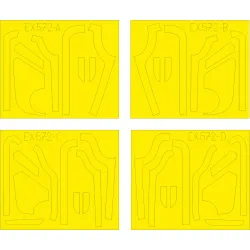 Eduard EX572 1/48 B-17G antiglare panels (VE production) Sticker for Aircraft