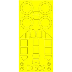 Eduard EX583 1/48 Bf 109G-6 Sticker for Aircraft