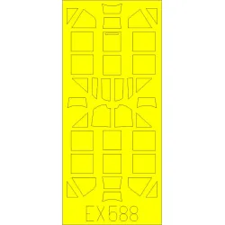 Eduard EX588 1/48 Bf 109F TFace Sticker for Aircraft