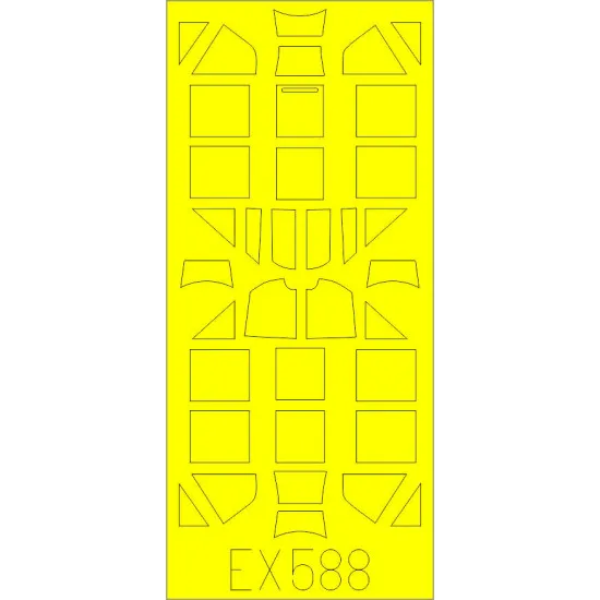 Eduard EX588 1/48 Bf 109F TFace Sticker for Aircraft