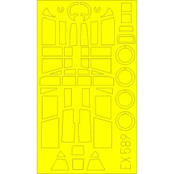 Eduard EX589 1/48 Ju 87B-2/R2 Sticker for Aircraft