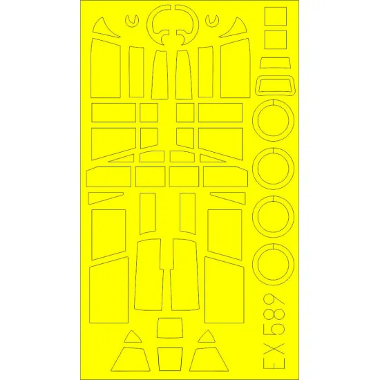 Eduard EX589 1/48 Ju 87B-2/R2 Sticker for Aircraft