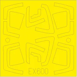 Eduard EX600 1/48 Su-35S TFace Sticker for Aircraft