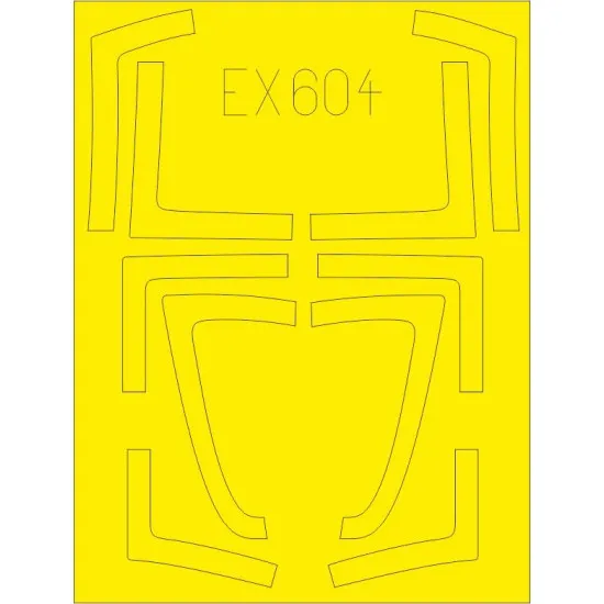 Eduard EX604 1/48 F/A-18B/D Sticker for Aircraft