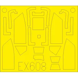 Eduard EX608 1/48 Bf 109G-10 Sticker for Aircraft