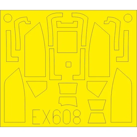 Eduard EX608 1/48 Bf 109G-10 Sticker for Aircraft