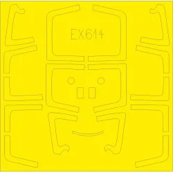 Eduard EX614 1/48 Su-27UB TFace Sticker for Aircraft