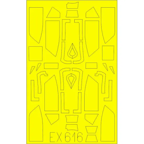 Eduard EX616 1/48 Bf 109G-14 TFace Sticker for Aircraft