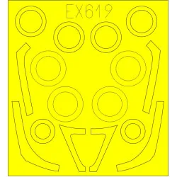 Eduard EX619 1/48 F-16C/N Sticker for Aircraft