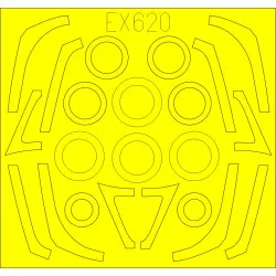 Eduard EX620 1/48 F-16C/N TFace Sticker for Aircraft