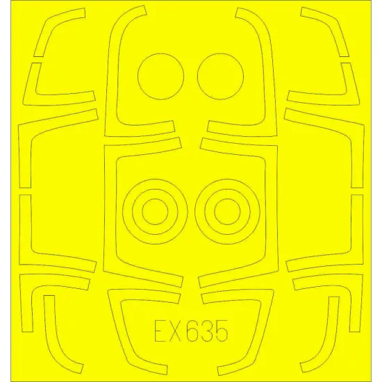 Eduard EX635 1/48 F-15C MSIP II TFace Sticker for Aircraft