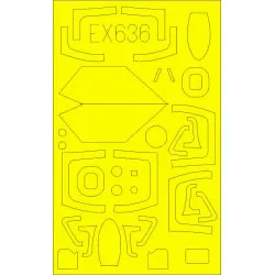 Eduard EX636 1/48 MiG-21MF TFace Sticker for Aircraft
