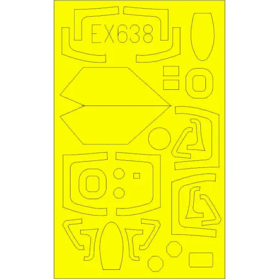 Eduard EX638 1/48 MiG-21PFM TFace Sticker for Aircraft
