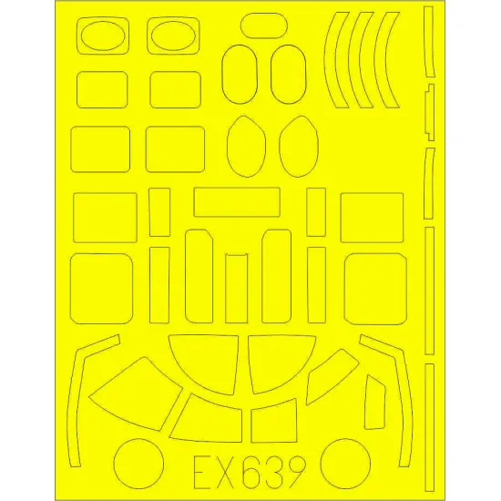 Eduard EX639 1/48 B-25G Sticker for Aircraft