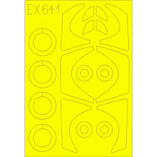 Eduard EX641 1/48 Rafale C Sticker for Aircraft