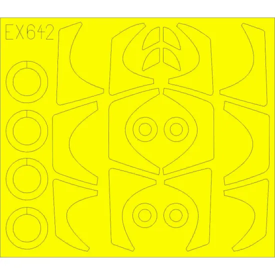 Eduard EX642 1/48 Rafale C TFace Sticker for Aircraft